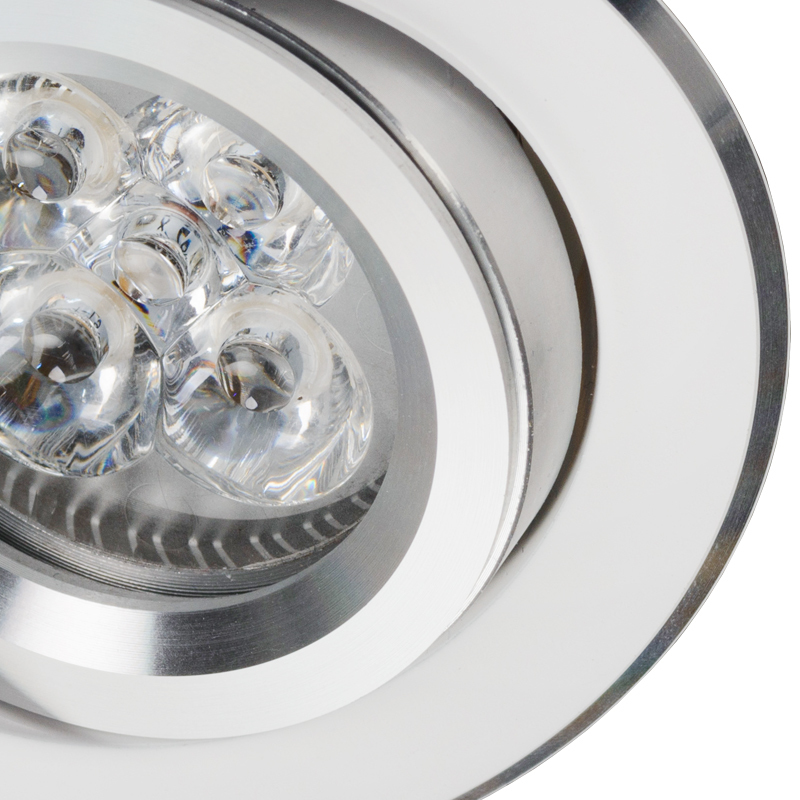 Preview White Reclining Downlight with Alcoy 540.WC Chrome White Reclining Downlight with Alcoy 540.WC Chrome