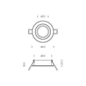 White Reclining Downlight with Alcoy 540.WC Chrome 3 White Reclining Downlight with Alcoy 540.WC Chrome small 3