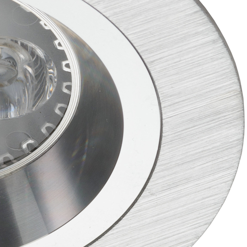 Check Bosque 540.SC recessed ceiling downlight, silver, GX5.3, Lumifall