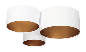 Modern ceiling lamp Elements 60W E27 white / gold decoration small 0