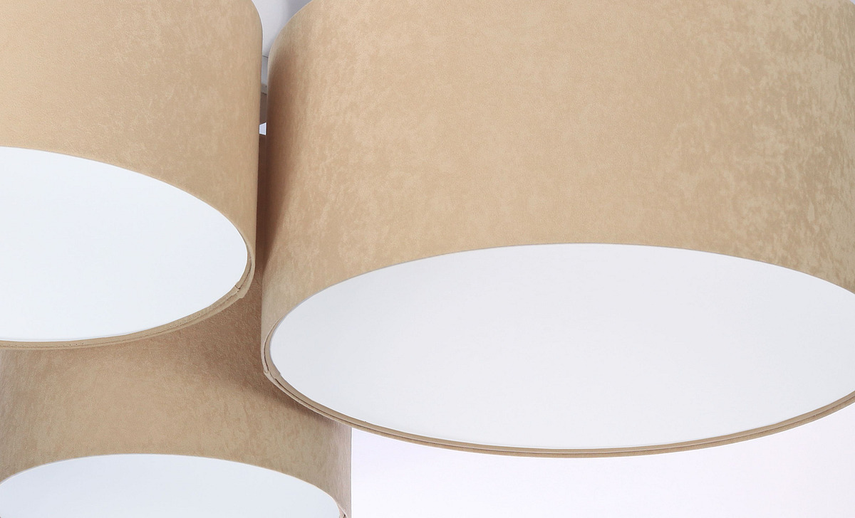 Preview LED ceiling lamp - Ceiling Lamp Elements 60W E27 beige / white LED ceiling lamp - Ceiling Lamp Elements 60W E27 beige / white