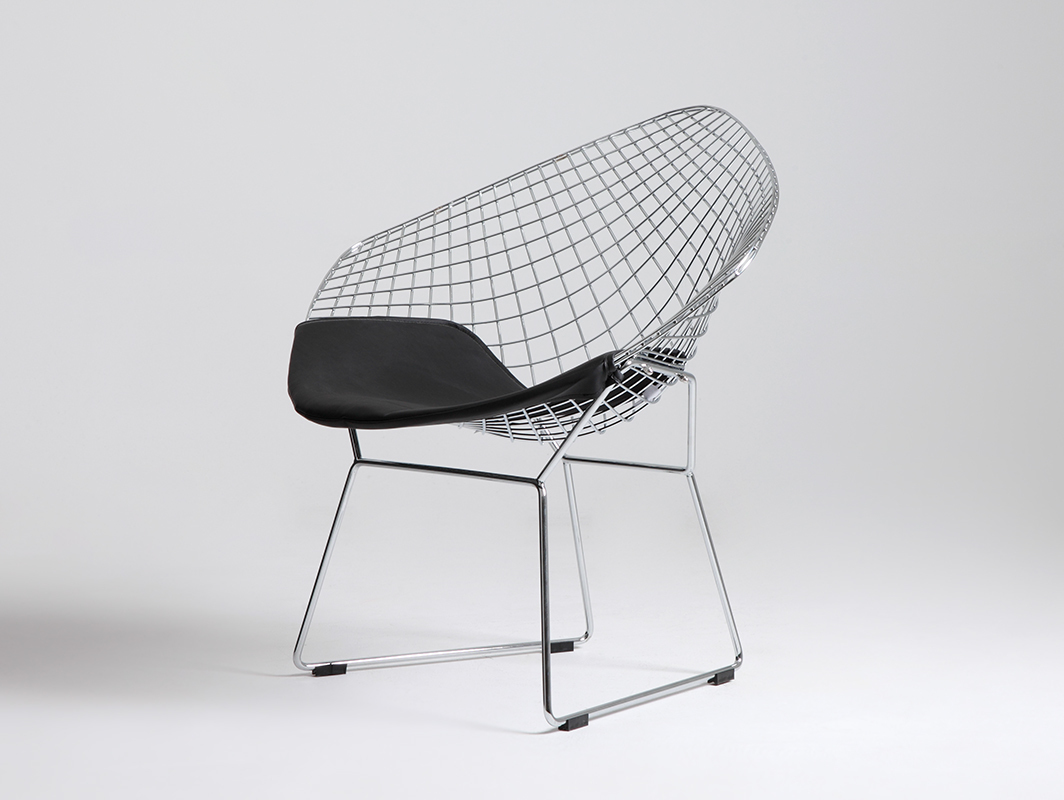 Check DIAMENT chair - silver, white cushion DIAMENT chair - silver, white cushion