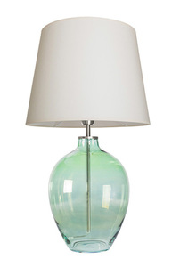 Handmade lamp Luzon Olive Famlight cream / white E27 60W small 0