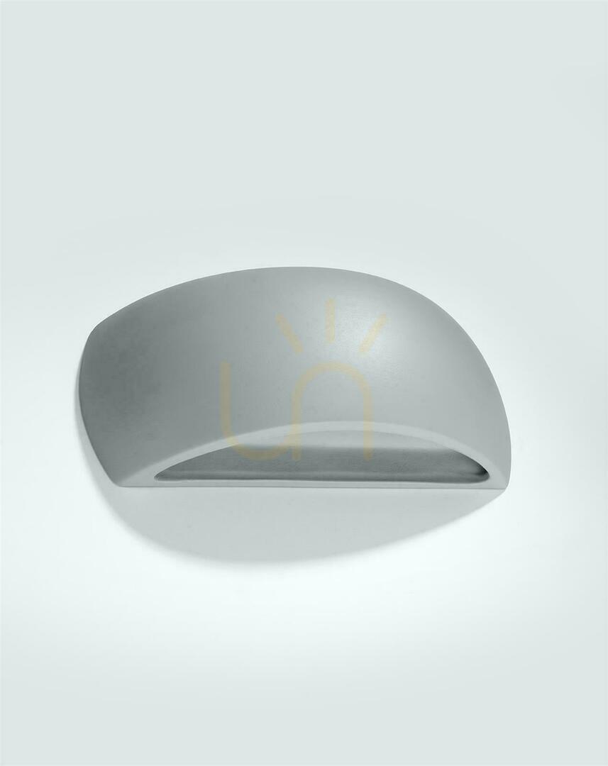Wall lamp ceramic PONTIUS grey Sollux