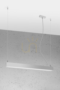 Pendant lamp PINNE 67 grey Thoro small 0