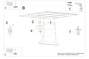 Pendant lamp PINNE 150 white Thoro small 8