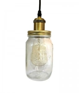 Pendant Lamp Jar Loft Jar Large E27 small 1