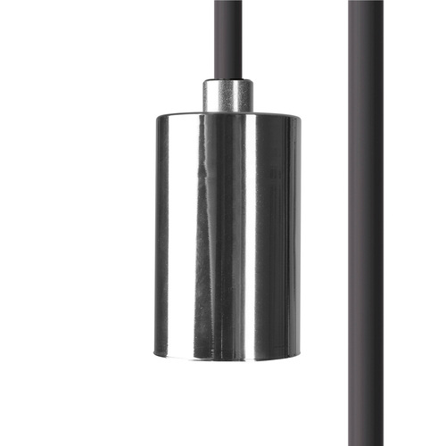 Check Pendant cable with lamp holder CAMELEON CABLE E27 2.5 M BLACK / CHROME suspension
