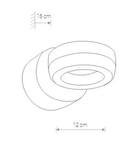 DONUT I LED outdoor wall lamp small 1