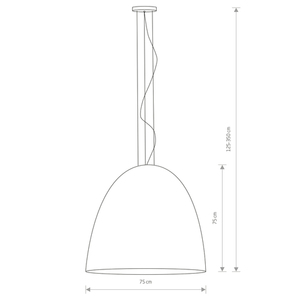 Lighting fixture EGG WHITE XL small 1