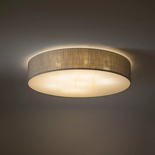 Check Nowodvorski TURDA 8960 Grey and White Flush Ceiling Light 78 cm, 7×E27
