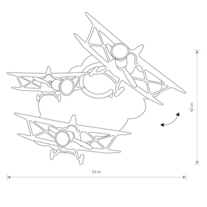 PLANE III lighting fixture small 1
