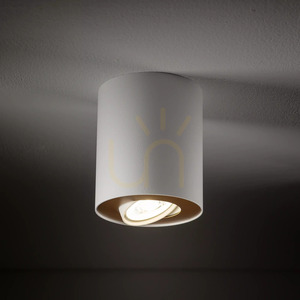 Nowodvorski SET 8896 surface-mounted ceiling spotlight, white/gold, 1×GU10 small 2