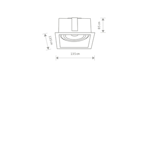 Lighting fixture MOD BLACK I small 1
