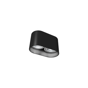 OVAL BLACK lighting fixture small 0