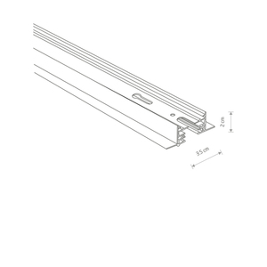 Lighting Rail PROFILE TRACK 2 M 9451 Nowodvorski small 1