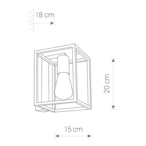 Luminaire CRATE I wall lamp small 1