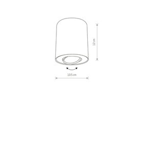 SET 8898 Nowodvorski White/Black Spotlight small 1