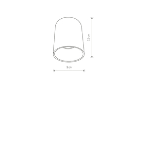 EYE TONE WHITE / WHITE lighting fixture small 1