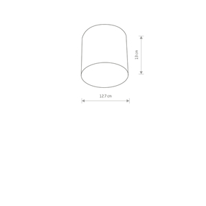 Lighting fixture POINT PLEXI BLACK M small 1