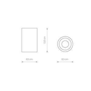 ALPHA 8362 Nowodvorski surface-mounted downlight lamp small 1