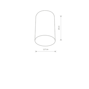 Lighting fixture POINT PLEXI BLACK L small 1