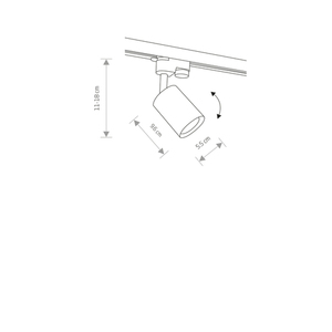 Reflector for PROFILE EYE SPOT WHITE track small 1