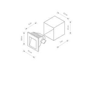 STEP LED recessed outdoor lamp 6908 Nowodvorski small 1