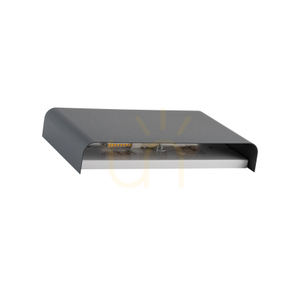 Minimalist graphite wall lamp HAGA 9710 - Nowodvorski small 3