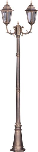 Check Tall outdoor standing lamp K-7006A2/2 black/gold from LOZANA series - sold out