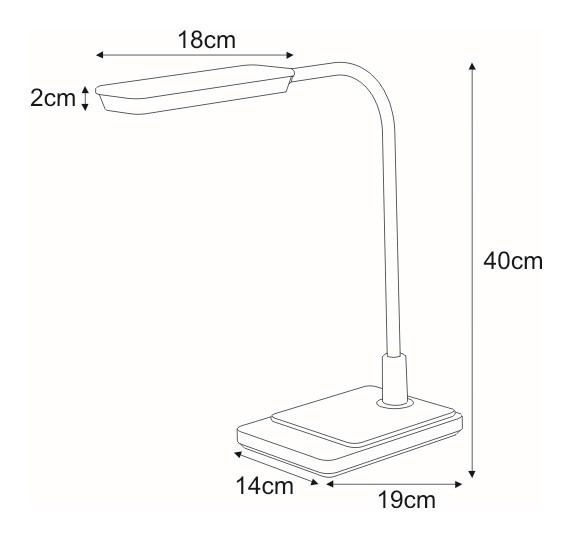 View Desk lamp K-BL1027 black from the IKA series Desk lamp K-BL1027 black from the IKA series
