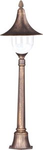 Low outdoor K-8129 black / gold standing lamp from the BOSTON series small 0