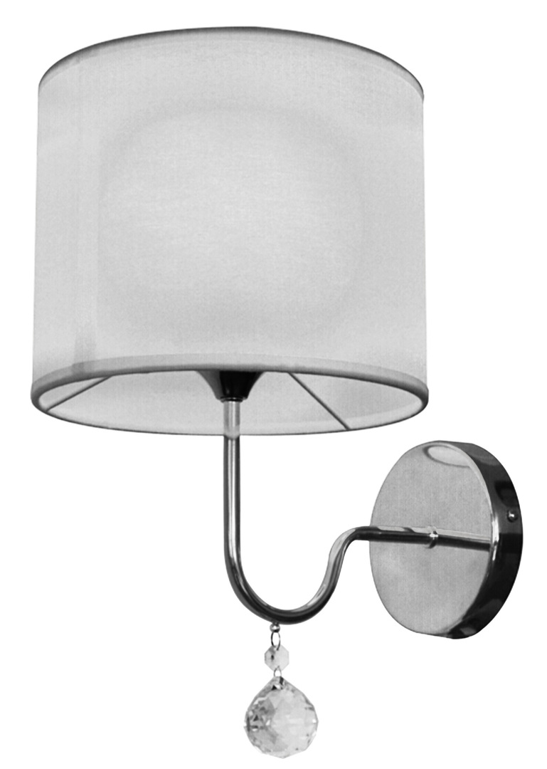 Check Brava wall lamp D-22 1X60W E27 White Brava wall lamp D-22 1X60W E27 White