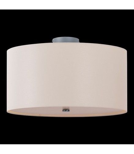 Check Ramko plafond BACH nickel/ecru 4xE27 LED 50x30 cm 48628