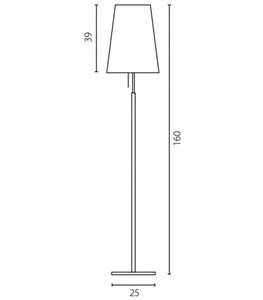 Floor lamp Ramko BELL 160 cm 15W E27 LED 67588 small 2