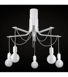 Ramko BORNHOLM ceiling lamp white 8xE27 60W 67984 small 0