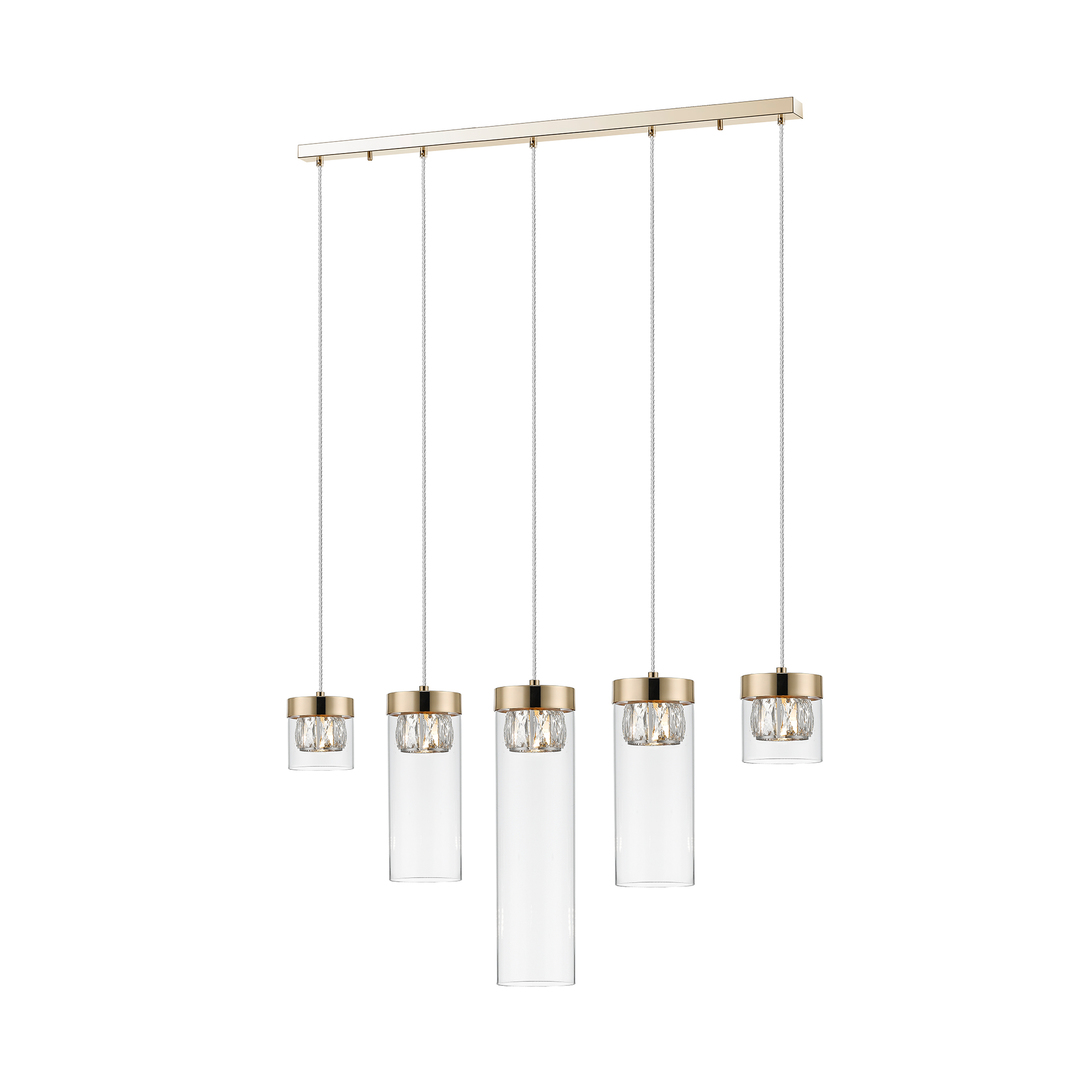 Pendelleuchte Zuma Line Gem gold/Gold (P0389)