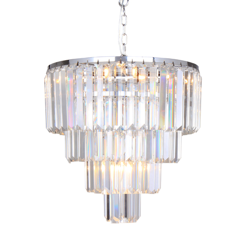 Check Chandelier Zuma Line Nowoczesny 17106/4+1 Chr Amedeo chrome