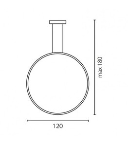 Ramko ECHO Vertical 120 LED Pendant Light 45W 3000K White 67952 small 3