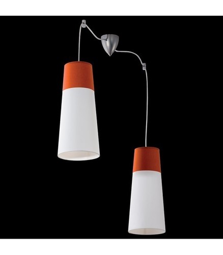 Check Ramko KOMA Ceiling Pendant Light Brown Orange 2xE27 120cm 67067