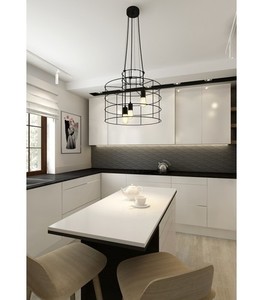 Ramko LANA White 3-Light Pendant Chandelier 67795 small 1