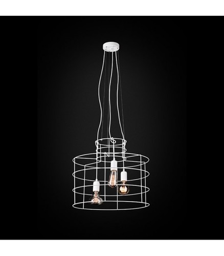 Check Ramko LANA White 3-Light Pendant Chandelier 67795