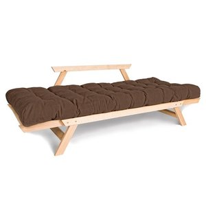 WoodMan Allegro Beech Wood Sofa Bed Brown 203x83 cm 100381 2 WoodMan Allegro Beech Wood Sofa Bed Brown 203x83 cm 100381 small 2