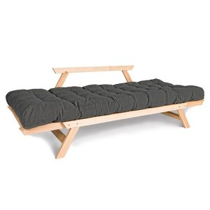 WoodMan Allegro Beech Wood Sofa Bed Grey 203 cm 100376 4 WoodMan Allegro Beech Wood Sofa Bed Grey 203 cm 100376 small 4