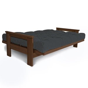 WoodMan Mexico Sofa Bed Walnut Graphite WUA-00636 small 3
