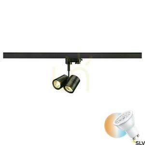 Track Light SLV BIMA II 2xGU10 3-Circuit Black 152230 0 Track Light SLV BIMA II 2xGU10 3-Circuit Black 152230 small 0