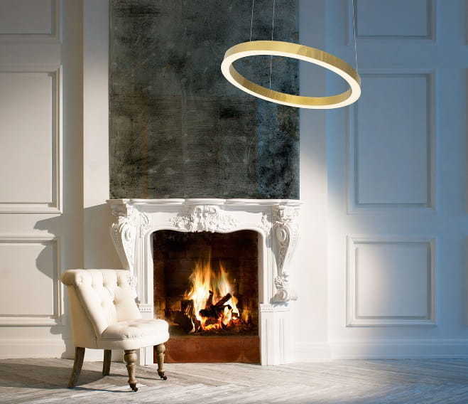 View Pendant Light Max Light Luxury P0369D Gold LED 70 cm Pendant Light Max Light Luxury P0369D Gold LED 70 cm