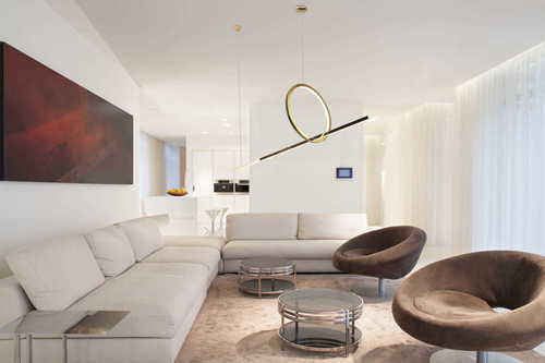 Check Pendant Light Max Light Lozanna P0390 Gold LED 2-Light 30 cm