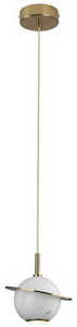 Pendant lamp Max Light Uranos P0413 white gold marble 16 cm LED 5W small 0