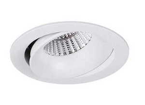 Recessed Luminaire Max Light ARYA H0098 White Tilted 3000K LED 8W 92 mm small 0